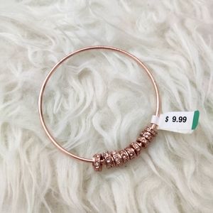 Rose gold bangle